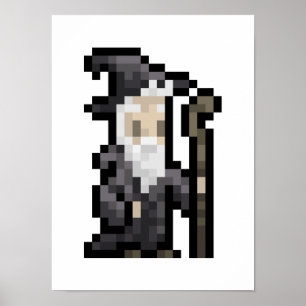 8-bitars Pixel Art-Poster Poster