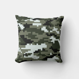8-bitars Pixel Digital Urban-kamouflage/Camo Kudde