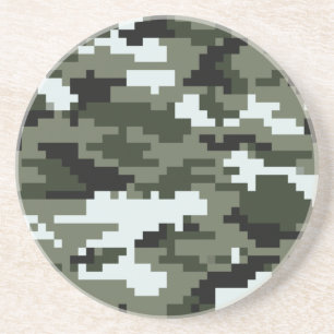 8-bitars Pixel Digital Urban-kamouflage/Camo Underlägg Sandsten