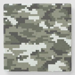 8-bitars Pixel Digital Urban-kamouflage/Camo Underlägg Sten