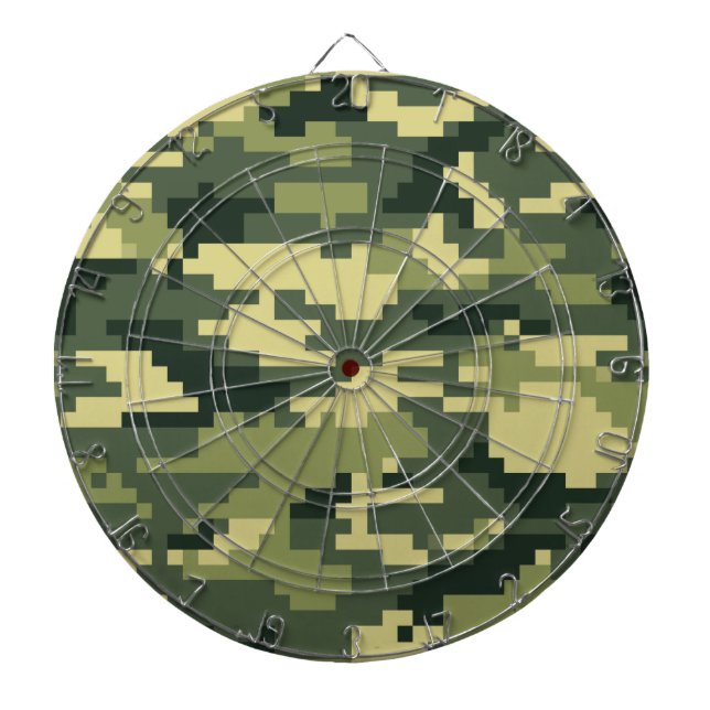 8-bitars pixel Digital Woodland Camouflage/Camo Piltavla (Framsidan)
