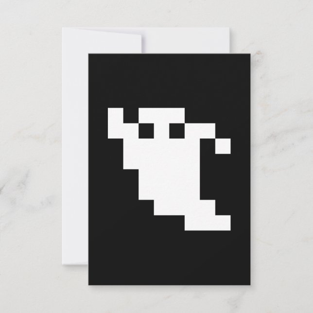 8-bitars Pixel Ghost (Framsida)
