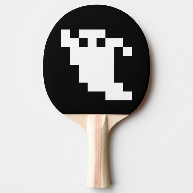 8-bitars Pixel Ghost Pingisracket (Framsidan)