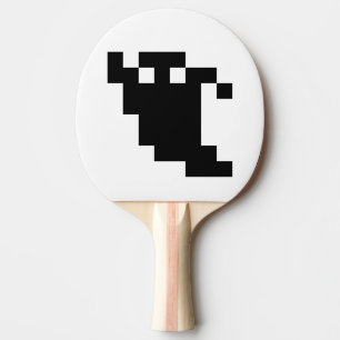8-bitars Pixel Ghost-skugga Pingisracket
