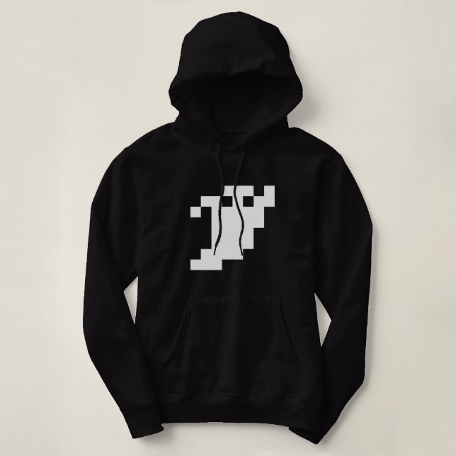 8-bitars Pixel Ghost Tee Shirt (Design framsida)