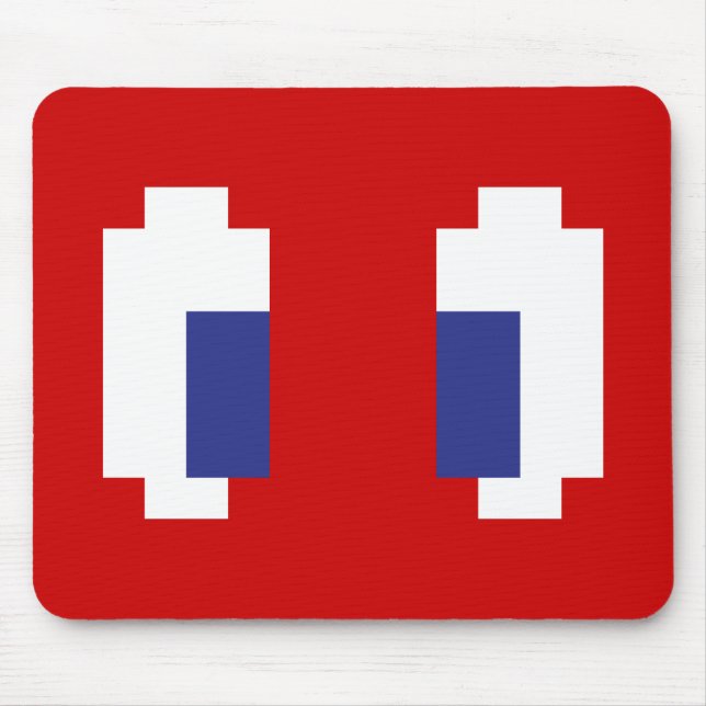 8-bitars Pixel Manga Öga Musmatta (Framsidan)