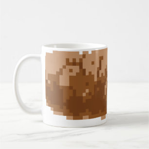 8-bitars Pixel Poop Kaffemugg