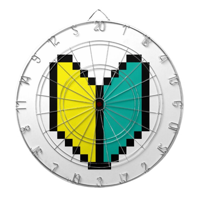 8-bitars Pixel Wakaba/Shoshinsha Mark Darttavla (Framsidan)