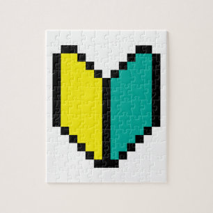 8-bitars Pixel Wakaba/Shoshinsha Mark Pussel