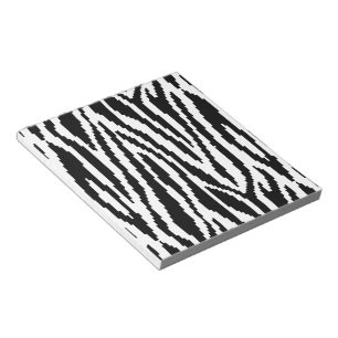 8-bitars Pixel Zebra tryck Design Mönster Anteckningsblock