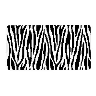 8-bitars Pixel Zebra tryck Design Mönster Fraktsedel