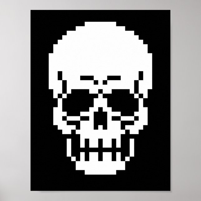 8-bitars pixelgraxel-Poster Poster (Framsidan)