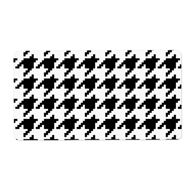 8-bitars pixelhoundstooth-kontroll Mönster Fraktsedel (Framsidan)
