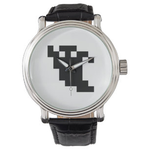 8-bitars pixelskugga armbandsur