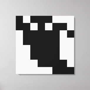 8-bitars pixelskugga canvastryck