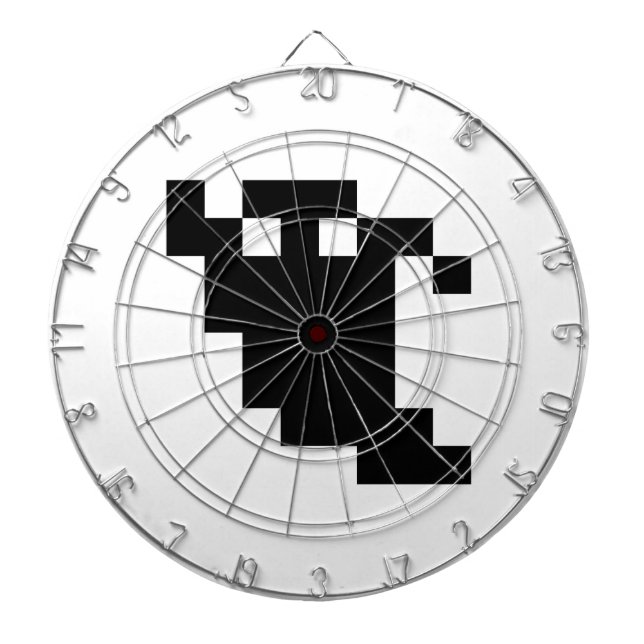 8-bitars pixelskugga darttavla (Framsidan)
