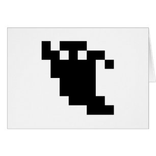 8-bitars pixelskugga hälsningskort