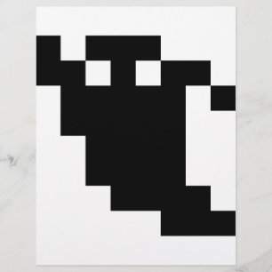 8-bitars pixelskugga reklamblad