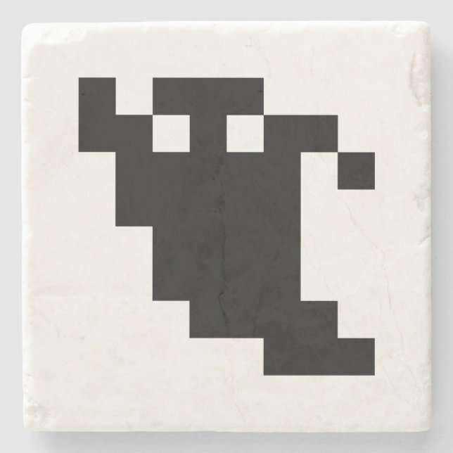 8-bitars pixelskugga stenunderlägg (Framsidan)