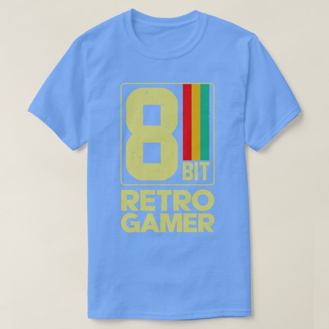 8-bitars retro 1 t shirt (Design framsida)