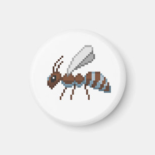 8-bitars retro-pixelflygande antit magnet