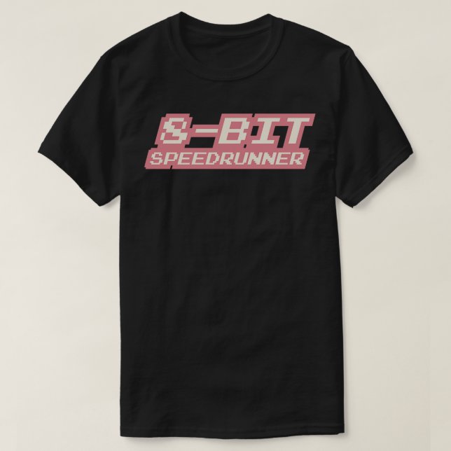 8-bitars Speedrunner 3 T Shirt (Design framsida)