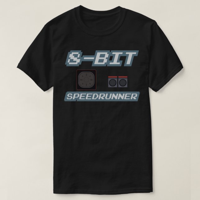 8-bitars Speedrunner 4 T Shirt (Design framsida)
