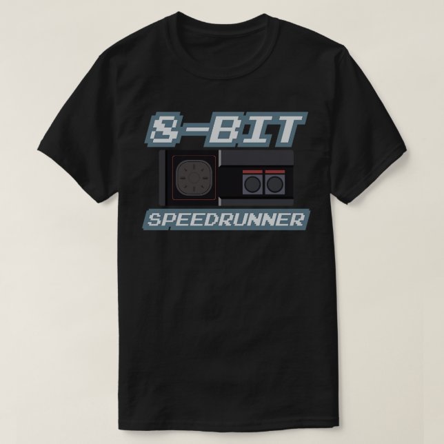 8-bitars Speedrunner 6 T Shirt (Design framsida)