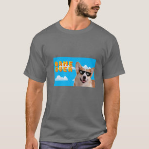 8-bitars spel över Pembroke Welsh Corgi T Shirt