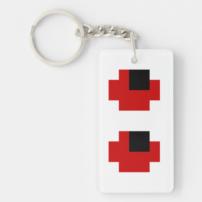 8-bitars Spooky Red Öga (Framsidan)