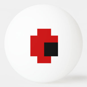 8-bitars Spooky Red Öga Ping-Pong Ball Pingisboll