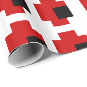8-bitars Spooky Red Öga Presentpapper