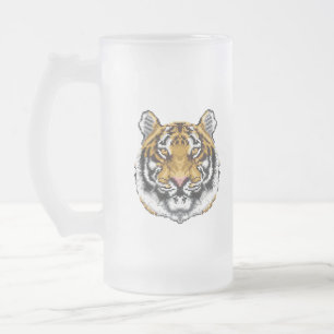 8-bitars tigger frostat ölglas