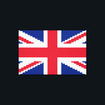 8-bitars unionspixel-Jack Canvastryck<br><div class="desc">Union Pixel Jack UK Flagga 8-bitars Pixel Art. Globe-trottrar är specialiserade på idiosynkratiska bilder från hela världen. Här hittar du unika hälsningskort,  vykort,  Poster,  Mousepads med mera.</div>