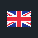 8-bitars unionspixel-Jack Canvastryck<br><div class="desc">Union Pixel Jack UK Flagga 8-bitars Pixel Art. Globe-trottrar är specialiserade på idiosynkratiska bilder från hela världen. Här hittar du unika hälsningskort,  vykort,  Poster,  Mousepads med mera.</div>