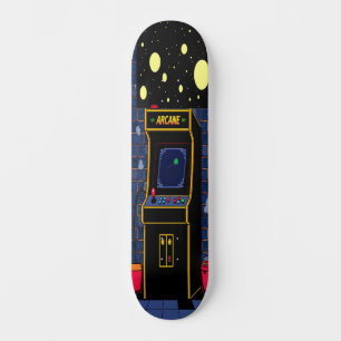 8-bitars version 2 mini skateboard bräda 18,5 cm