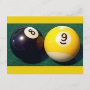 8-Boll 9-Boll Vykort