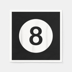 8 Boll Bassäng Hall Tees, Shark Älskare Gift Pappersservett