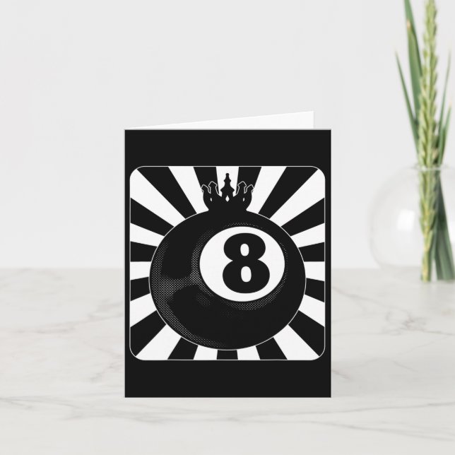 8 Boll Bassäng miljard miljardspelare Kort (Framsida)