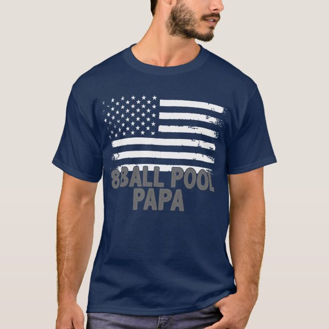 8 BOLL BASSÄNG PAPPA T SHIRT (Framsida)