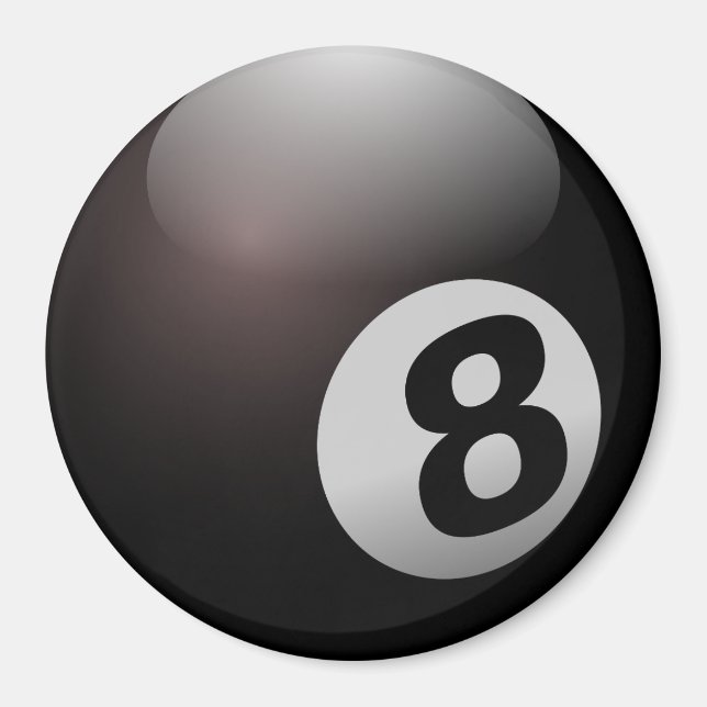8 Boll Billiard Bassäng Magnet (Framsidan)