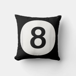 8 Boll Hall Tees, Shark Älskare Gift Kudde