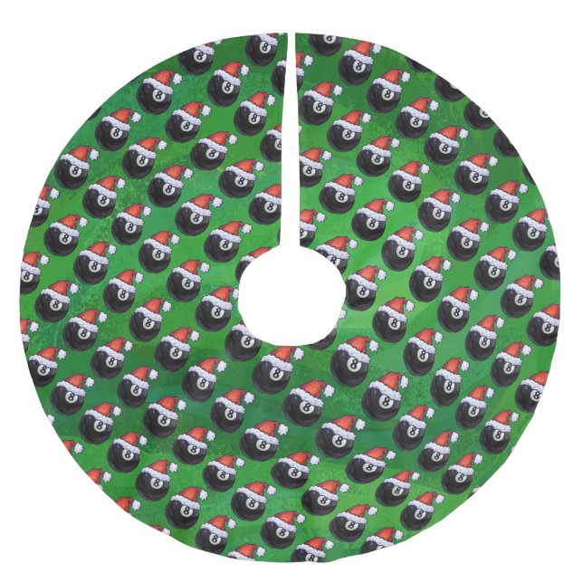 8 Boll jul Julgransmatta Borstad Polyester (Framsidan)