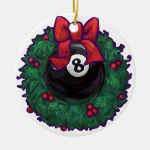 8 Boll jul Julgransprydnad Keramik