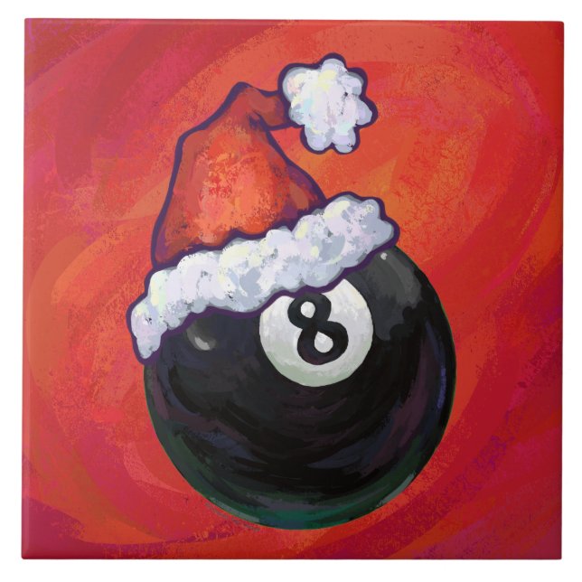 8 Boll jul Red Hat Kakelplatta (Framsidan)