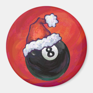 8 Boll jul Red Hat Magnet
