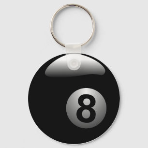 8 boll nyckelring