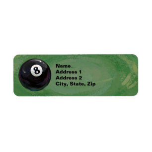 8 BOLL RETURADRESS ETIKETT