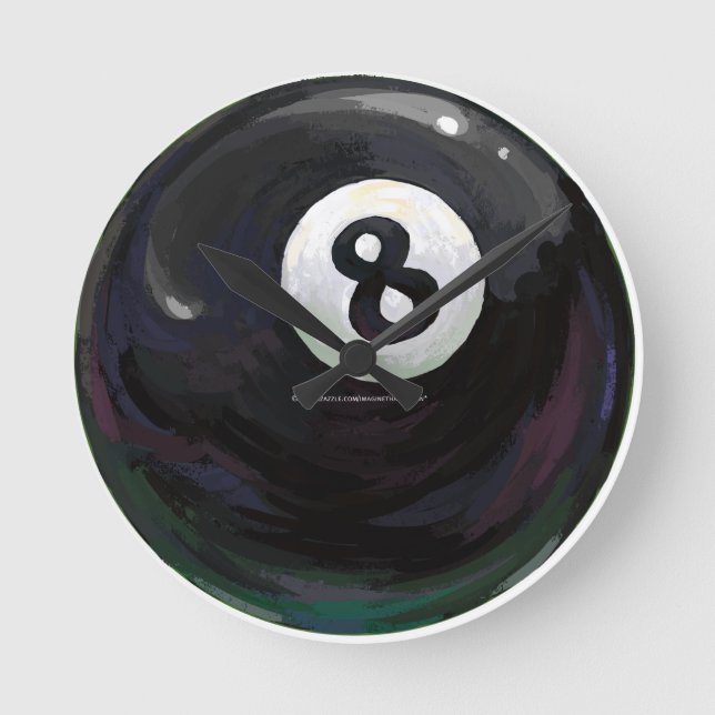 8 BOLL RUND KLOCKA (Framsida)