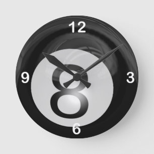 8 BOLL RUND KLOCKA